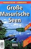  : Gro&szlig;e Masurische Seen 1 : 50 000. Touristische Landkarte: Enth&auml;lt Beschreibungen von: Schifffahrtswegen, Kajakwegen, Wanderwegen, Fahrradwegen. Ortsnamen deutsch/polnisch