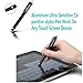 LG Sunrise Case, LG Lucky Case, LG L15G, LG L16C Combo Rugged Shell Cover Holster with Built-in Kickstand and Holster Locking Belt Clip Black + Circle(TM) Stylus Touch Screen Pen