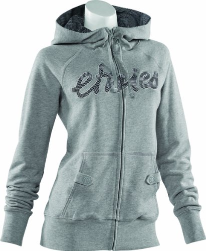 Etnies Damen Sweatshirt SCRIPT FILL ZIP FLEECE, GREY/HEATHER, S, 4230001316_043 Preisvergleich