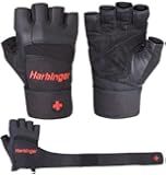 Harbinger 140 Pro WristWrap Glove (Black)