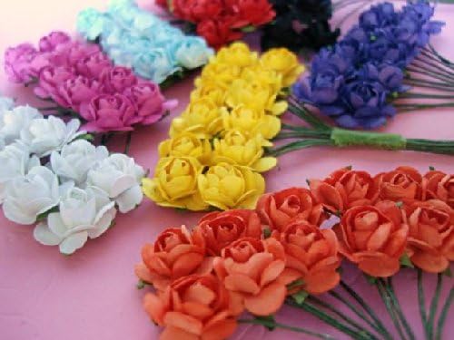 Assorted Mulberry Paper Roses (144pc Total)