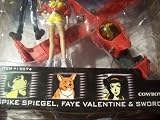 Bandai COWBOY BEBOP SWORDFISH SPIKE FAYE Anime Collection Figure Set
