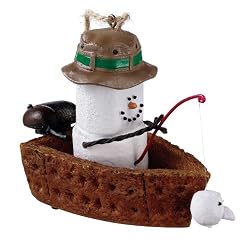 S'mores in a Fishing Boat Ornament