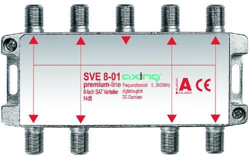 Axing SVE 8-01 8-Fach SAT-Verteiler (5-2400 MHz) Preisvergleich