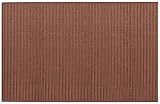 Extra Weave South Hampton 5-by-8-Foot Jute Latex-Backed Rug, Chocolate