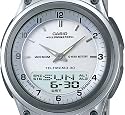Casio - AW-80D-7AVDF - Montre Illuminator COMBINATION - Telememo - Etanche - Bracelet Acier - Autonomie 10 ans -