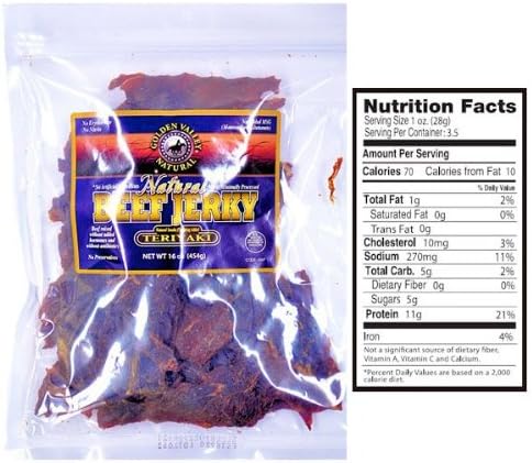 Golden Valley Natural 492 Golden Valley All-Natural Beef Teriyaki 12 Oz