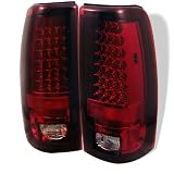03-06 Chevy GMC Silverado Led Taillights - Red Clear 