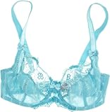 Curvy Kate Emily Bra Balcony Womens Bra Aqua/Ivory 36FF