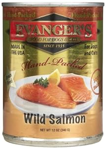 Evanger's Grain Free Wild Salmon - 12x13 oz