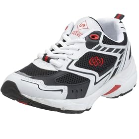 EB Diamond Star 111049, Unisex - Erwachsene Sportschuhe - Running, weiss, (marine-weiss-rot )