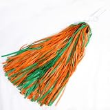 NCAA Green & Orange Team Shine Pompom
