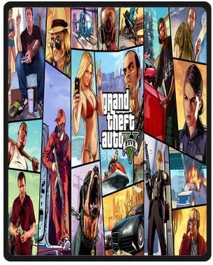 Customize DIY Design Grand Theft Auto GTA 5 New and High Quality Cotton Blanket Fleece Blanket Throw Blanket 40x50 inches