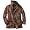 Barbour Porchester Leather Coat, Small