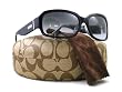 COACH SUNGLASSES MARTHA 832 BLACK SHINY