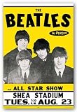 The Beatles Poster Live In Person Shea Stadium 24917 Music Poster Print, 24x36
