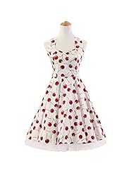 General Print Flared-Skirt Vintage Cotton Bandage Dress/Evening Dress/Prom Dress/Wedding Party Dress 