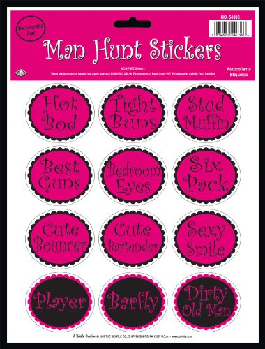 Man Hunt Stickers Case Pack 168