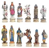 THE GREAT CRUSADER CHESS SET - FIGHT FOR THE HOLY LAND - COLLECTORS EDITION