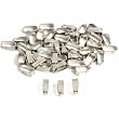 48 Bails White Plate Jewelry Necklace Chain Connectors