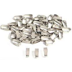 48 Bails White Plate Jewelry Necklace Chain Connectors