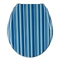 Wenko 17418100 WC-Sitz Change Strips - Edelstahlstahlbefestigung, Duroplast, blau