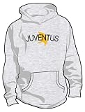 Juventus F.C. Basic Logo Hoodie, Adult X-Large - Ash Grey