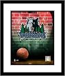 Minnesota Timberwolves NBA Framed 8x10 Photograph Team Logo and Basketball