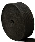 Thermo-Tec 11023 2 X 100' Black Graphite Wrap