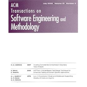 Acm Transactions on Software Engineering & Methodology by
