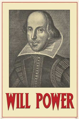 Pyramid Will Power William Shakespeare Poster Print
