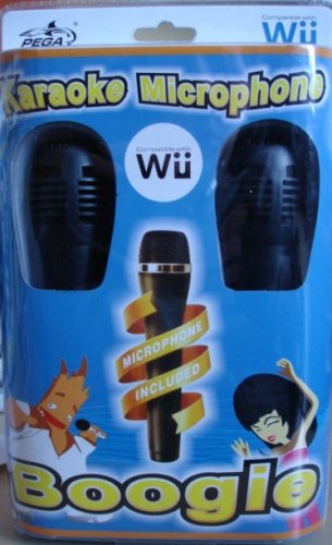 Karaoke Microphone for the Nintendo Wii's Boogie - Black