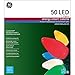 GE Energy Smart 50 Multicolor LED C-9 Holiday/Christmas Lights - 32.6ft String (Indoor/Outdoor) (1)