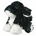 Mary Meyer PufferBellies, Presidential Pooch BoboBelly Dog, 7"  Black