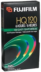 Fuji 23021121 HQ T-120 VHS Video Cassette