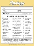 Humorous Apology Note Pad - 50 sheets