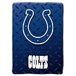 Indianapolis Colts Diamond Plate Raschel Blanket/Throw - NFL Football