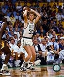 Larry Bird Boston Celtics 8x10 Photo (White Jersey Shooting)