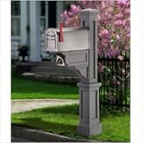 Dover Mailbox Post Color: Black