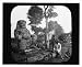 Historic Print (S): Javanese man and 4 children in front of Buddhist idol at Borobudur [sic]