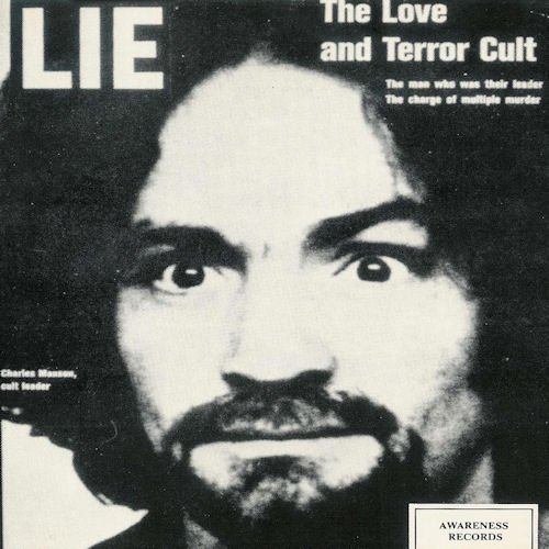Original album cover of Lie - The Love And Terror Cult by Charles Manson