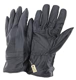 Echtleder Handschuhe für Herren (Geschenkbox) (M/L) (schwarz)