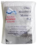 Bradford Textile USA Made Ultra Absorbent Waterproof Mattress Pad, Twin