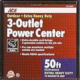: Ace 3-Outlet Power Block (10P-003-050FOG)