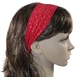 Simple Sparkling Rhinestone Stretch Cotton Headband - Various Colors