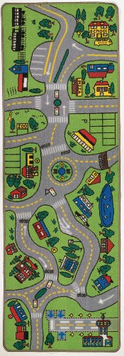 Giant Road Play Rug by Learning Carpets Learning Carpets Collection LC124
