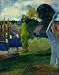 Wallmonkeys Peel and Stick Wall Decals - Farm in Brittany by Paul Gauguin - Removable Graphic