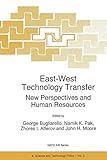 East-West technology transfer : new perspectives and human resources
