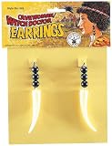 Caveman-Cavewoman Costume Clip On Earrings