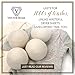 Dryer Balls - XL Premium 100% Organic New Zealand Wool Dryer Balls - Free Reusable Cloth Gift & Storage Bag